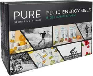 Pure Sports Nutrition - Fluid Energy Gels - 8 Gel Sample Pack